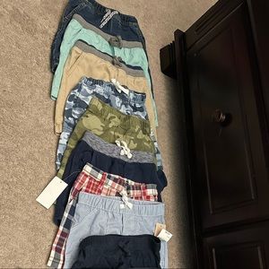 Lot of 10 pairs of toddler boys shorts, size 4t